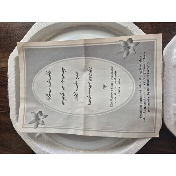 An Angels Kindness Collector Plate By Donna Brooks - Picture 4 of 4